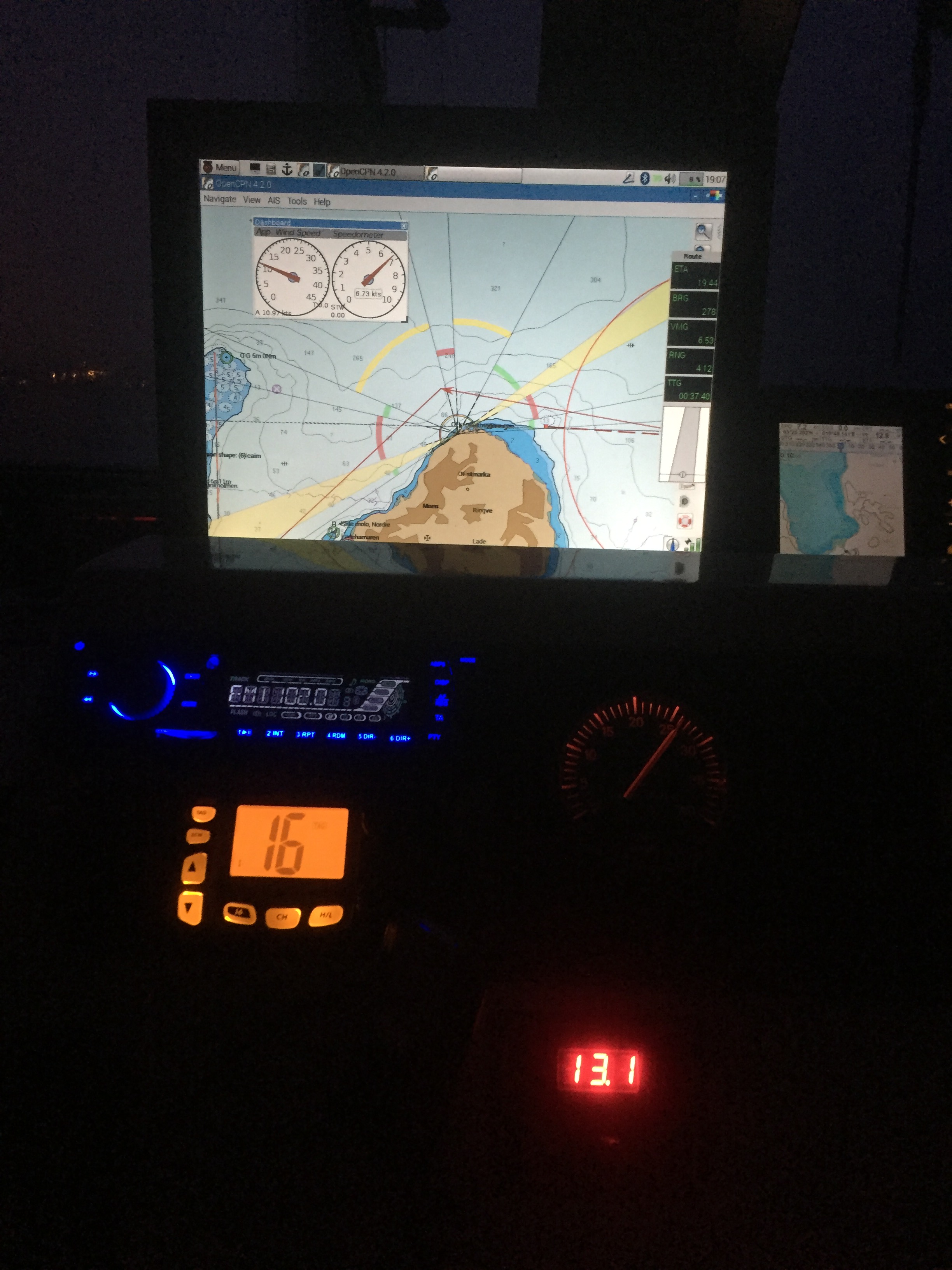 På tur fra Hommelvik til Trondheim