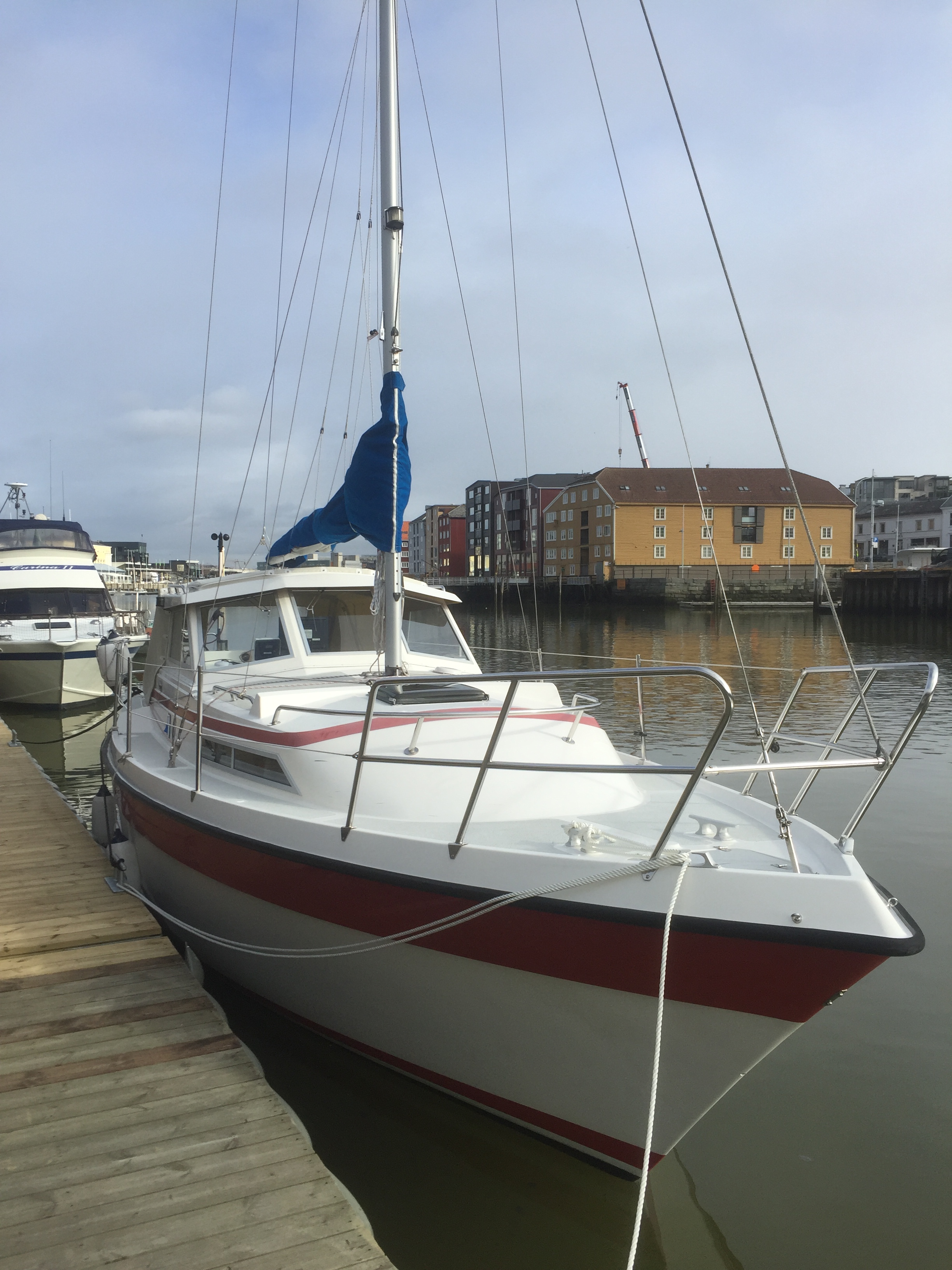 Pent fortøyd ved Maritimt kompani
